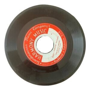 Tage Ekvalls Orkester Balen I Karlstad Sol O Sommar 45 RPM Harmony 1948 Swedish